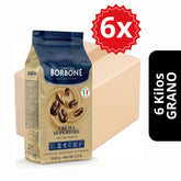 Pack 6kg Borbone Crema Superiore en Grano — espresso napolitano cremoso para cafeterías