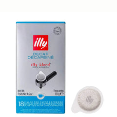 Café Illy Pods Descafeinado 18 unidades E.S.E — monodosis 100% arábica sin cafeína