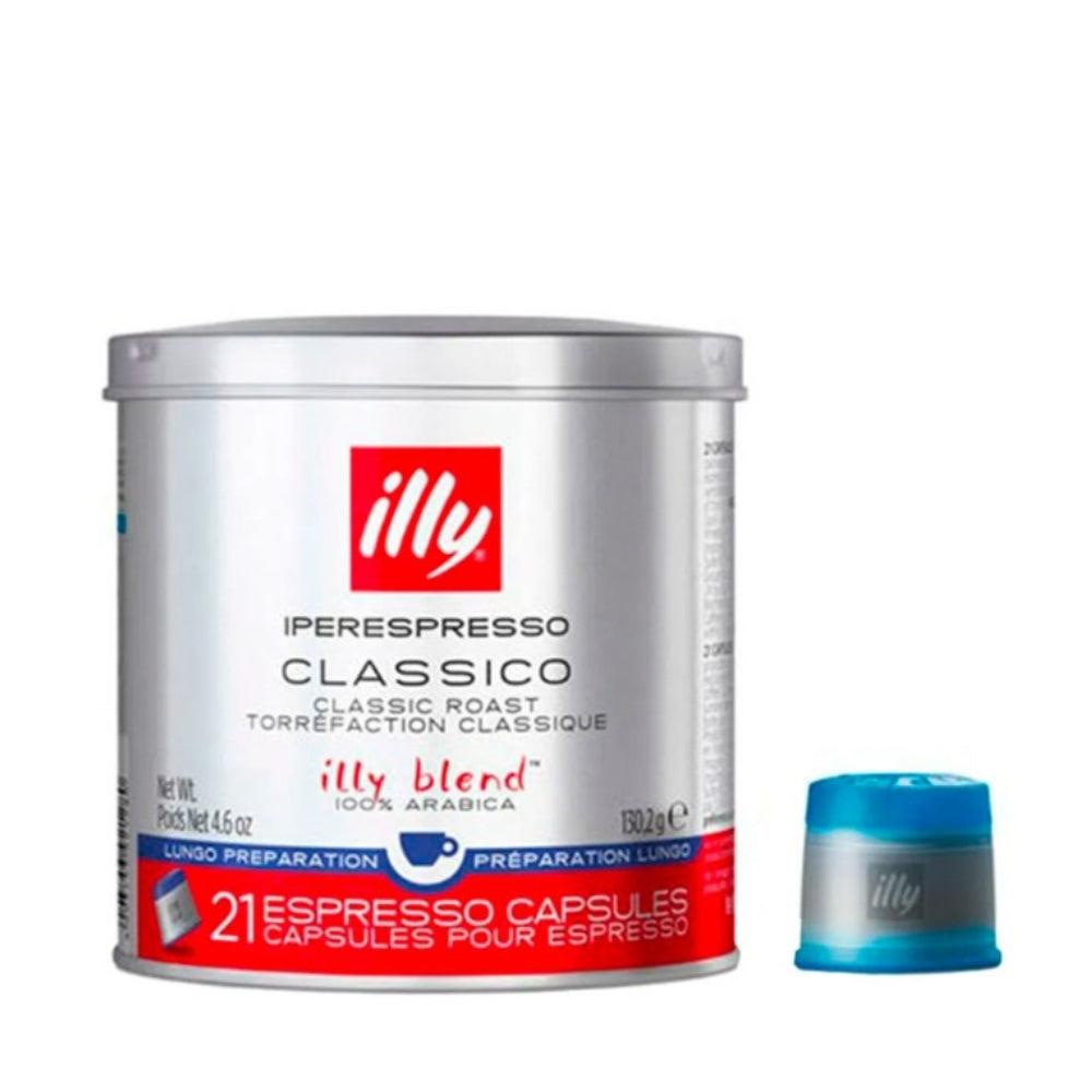 Café Illy Iperespresso Lungo 21 Cápsulas — sistema Illy exclusivo para taza larga