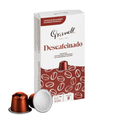 Granell Descafeinado cápsulas Nespresso® — cápsulas Nespresso descafeinadas, todo el sabor
