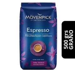 Café Mövenpick Barista Espresso en Grano 500g — blend suizo para uso profesional