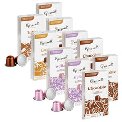 100 Cápsulas Sabores Granell Nespresso — pack 100 cápsulas de sabores Granell para Nespresso