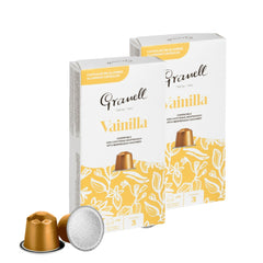 Cápsulas Granell Vainilla para Nespresso — café aromatizado sabor vainilla
