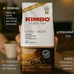 Kimbo Extra Cream — segunda imagen del producto en grano