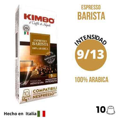 Cápsulas Kimbo Barista para Nespresso — cápsulas Nespresso estilo bar napolitano