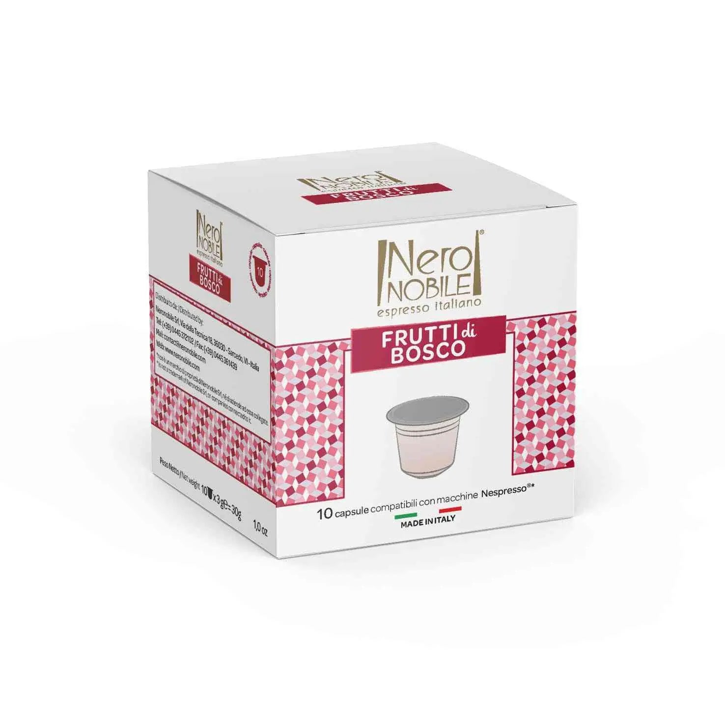 Té frutos del Bosque cápsulas nespresso