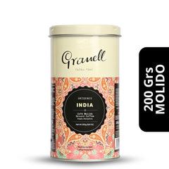 Café Granell Origen India Molido 200g — 100% arábica de India, cuerpo aterciopelado y especiado