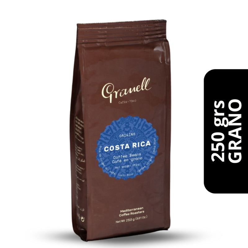 Café Granell Costa Rica en Grano 250g — 100% arábica de Costa Rica, acidez brillante