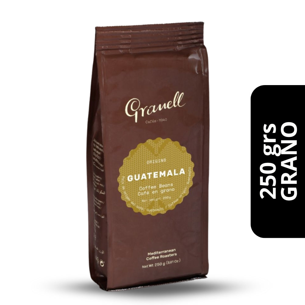 Café Granell Guatemala en Grano 250g — 100% arábica de Guatemala, tierras volcánicas