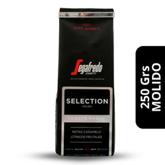 Café Segafredo Selection Costa Rica Molido 250g — 100% arábica de Costa Rica, notas cítricas