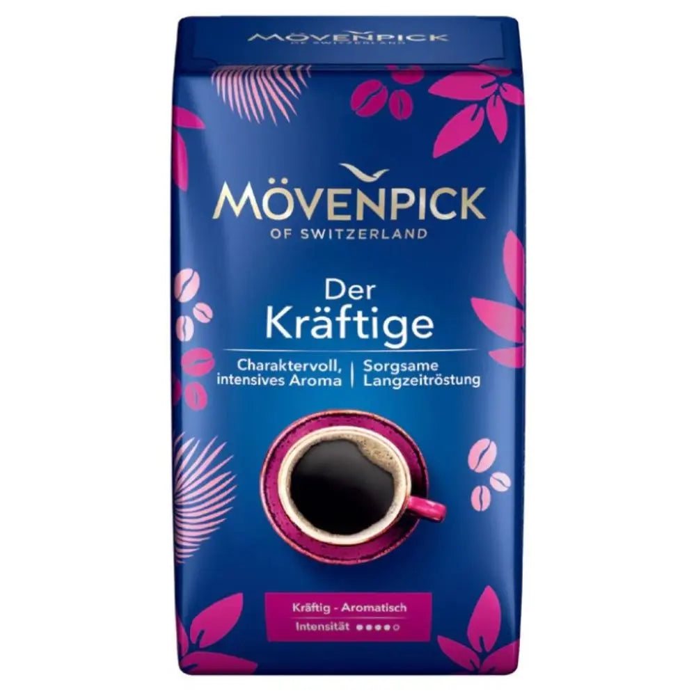 Mövenpick Molido Kraftige 500g — café molido suizo, blend intenso y de cuerpo robusto