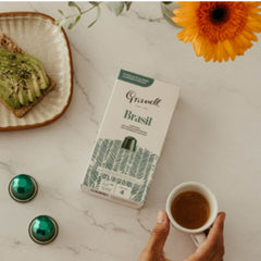 100 Cápsulas Granell Brasil Nespresso — vista complementaria del pack