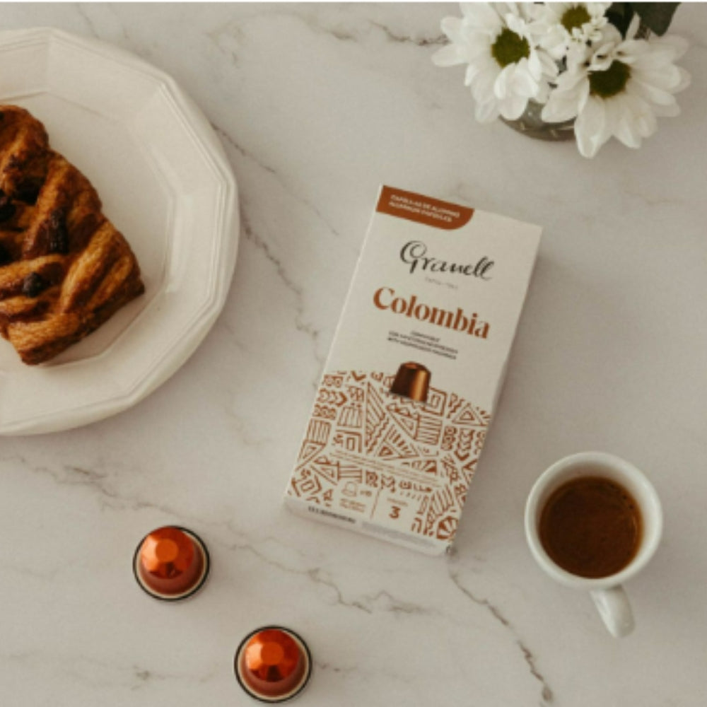 2x Cápsulas Granell Colombia Nespresso — vista complementaria del pack