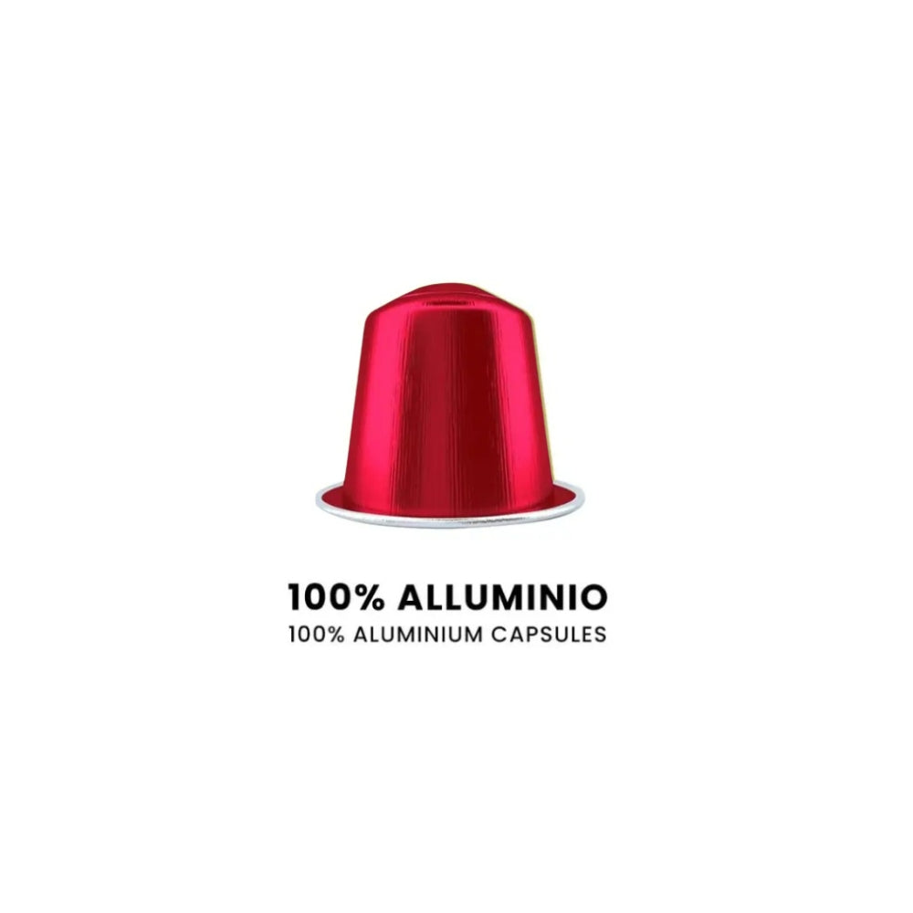 2x Cápsulas Bialetti Deciso Nespresso — cápsulas de aluminio vista detalle