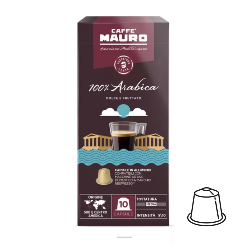 Caffe Mauro 100% Arabica cápsulas Nespresso®