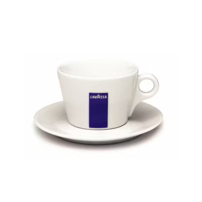 Taza Americano Lavazza 160ml + Plato — porcelana italiana oficial, apta para lavavajillas