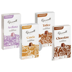 Pack Mix 5 Sabores Granell Nespresso — Chocolate, Vainilla, Caramelo, Canela y Avellana