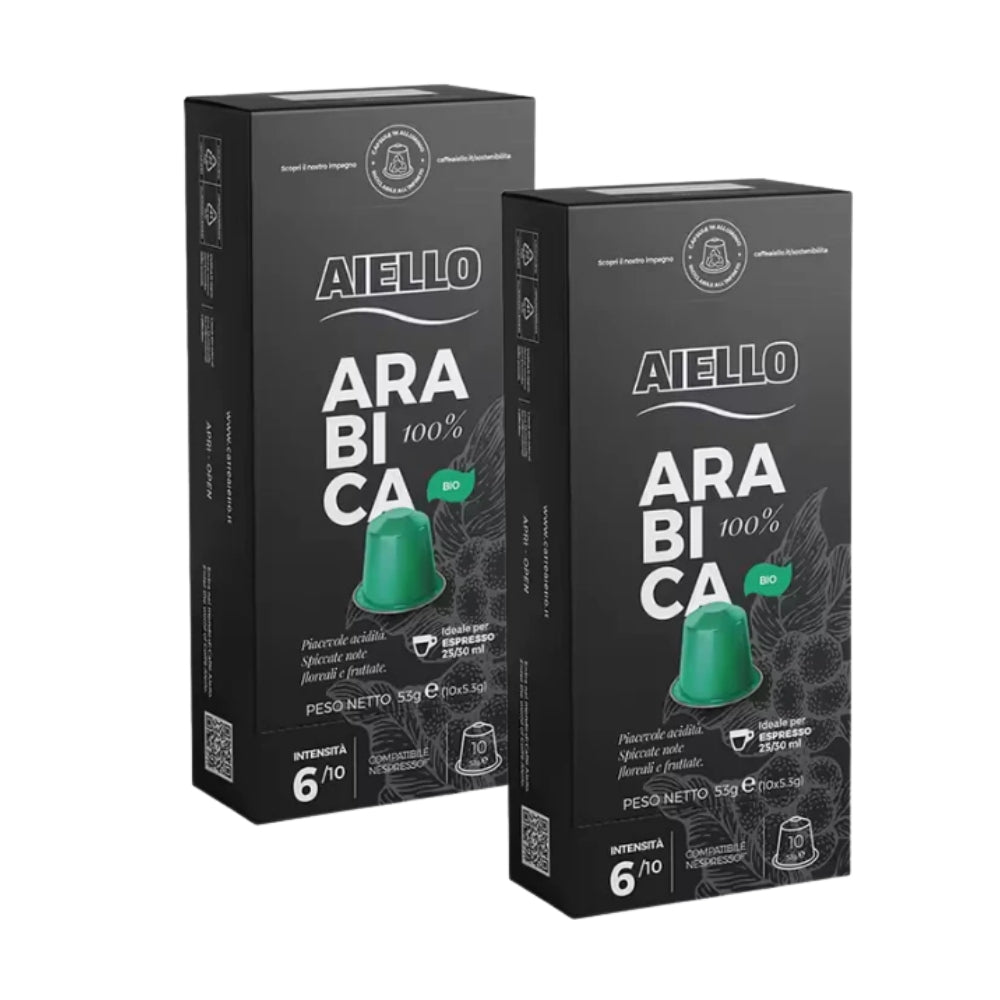 2x - Café Aiello 100% Arábica para Nespresso