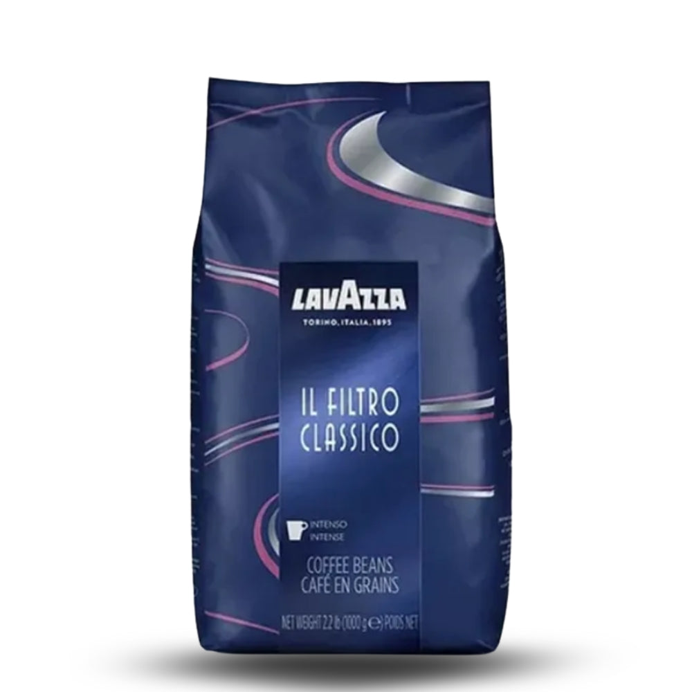 Café Lavazza Filtro Classico en Grano 1kg — blend ligero y aromático para filtro y goteo