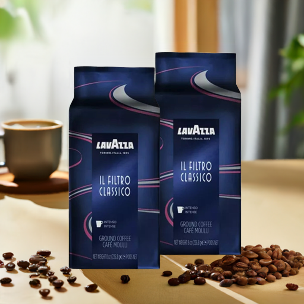 2x Café Lavazza Filtro Classico Molido 226g — molienda específica para cafetera de filtro y goteo