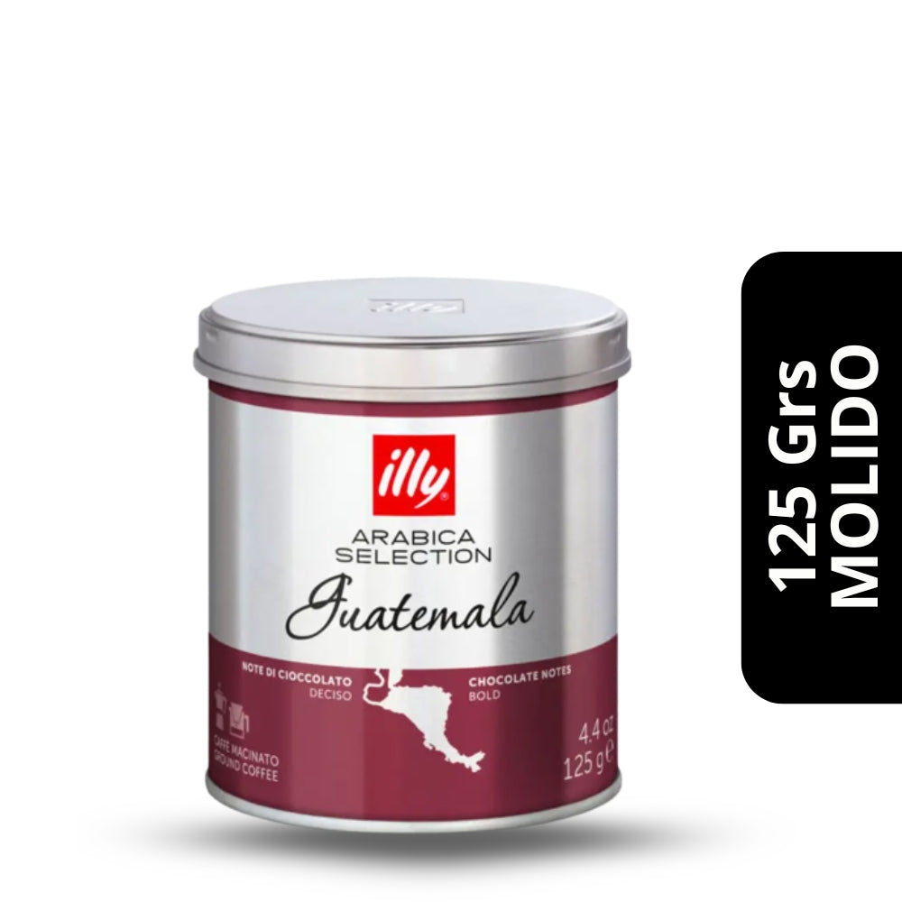 Café Illy Molido Guatemala 125g — 100% arábica Arabica Selection Guatemala
