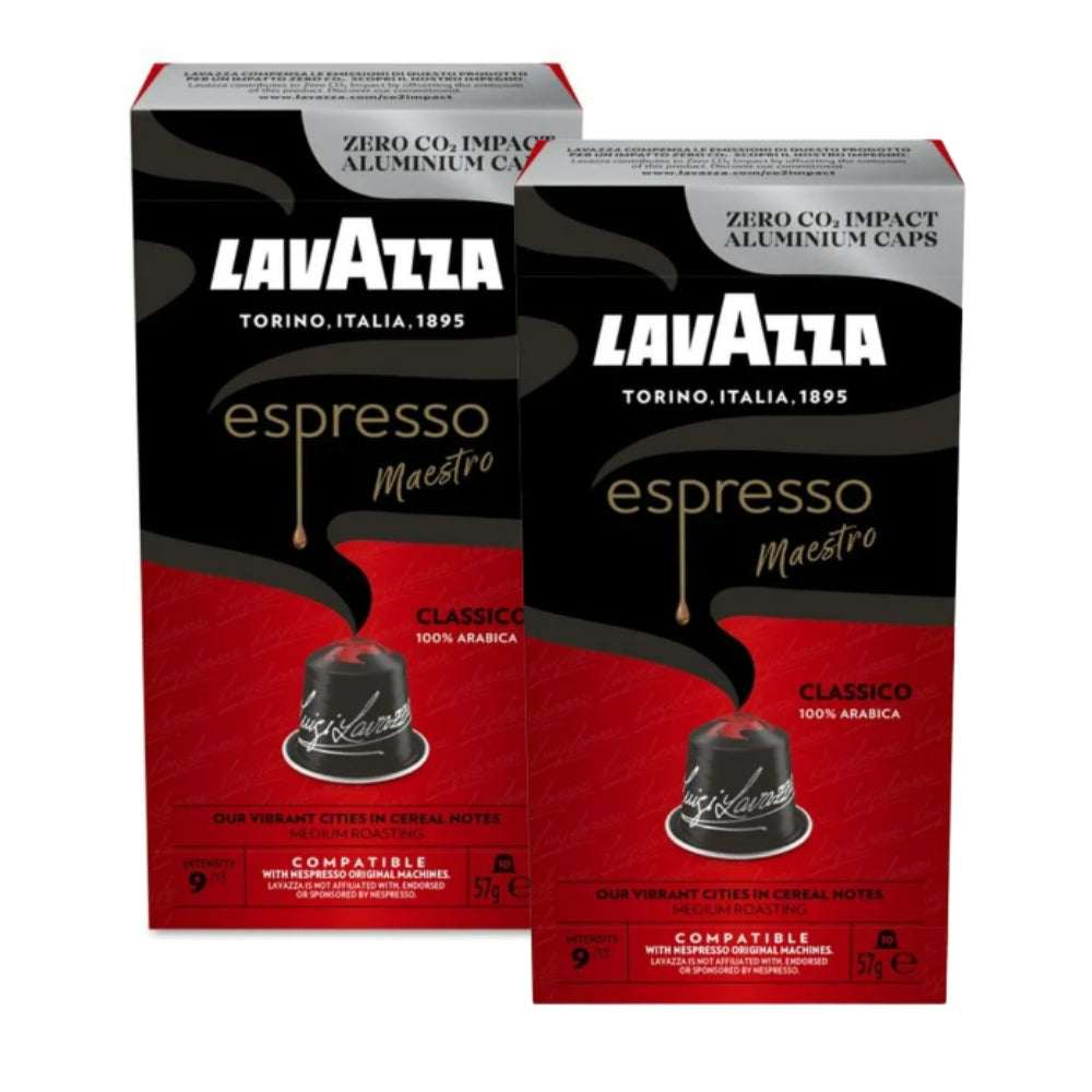 2x Lavazza Classico cápsulas Nespresso® — cápsulas Nespresso espresso redondo y dulce