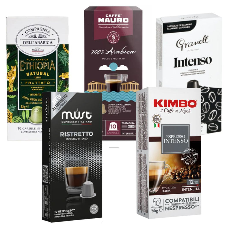 Pack Espresso 5 cajas cápsulas Nespresso®