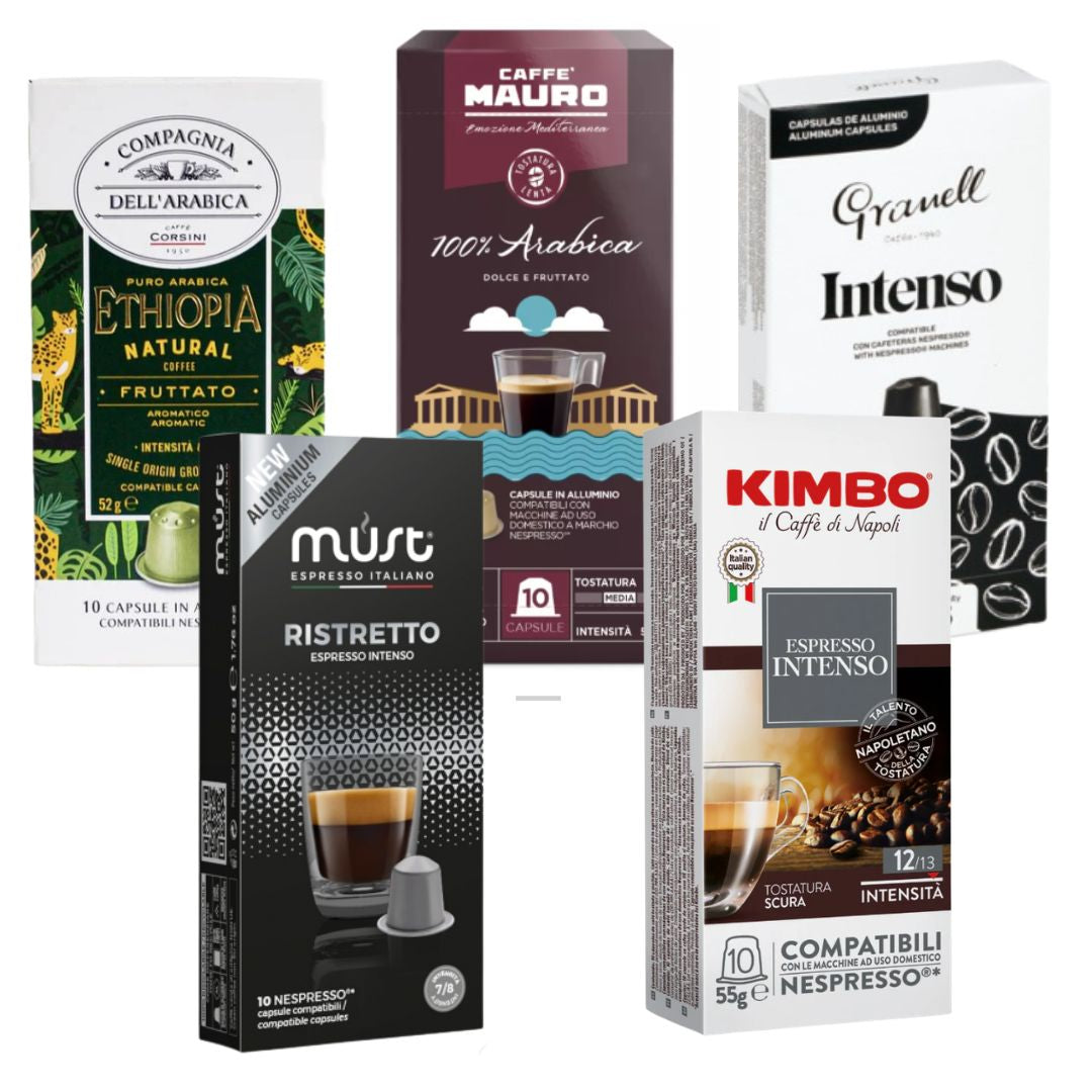 Pack Espresso 5 cajas cápsulas Nespresso®