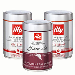 Pack Café Illy en Grano — Classico y Guatemala, dos blends 100% arábica para explorar