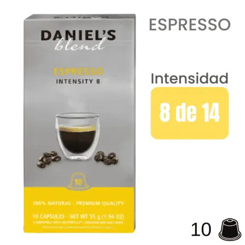 Daniels espresso cápsulas nespresso | luscoffeelovers.com
