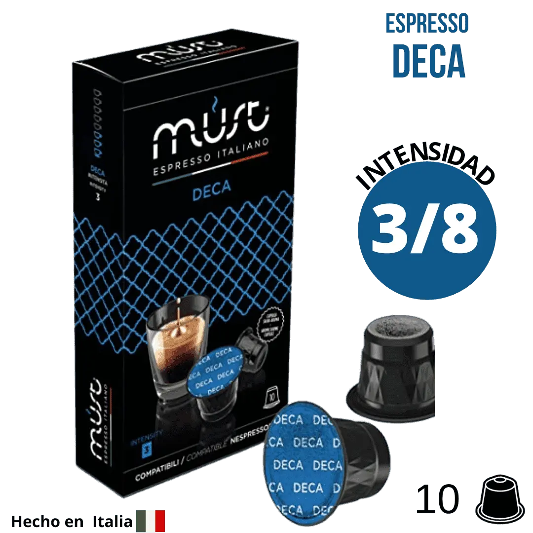 Must Decaf cápsulas Nespresso®