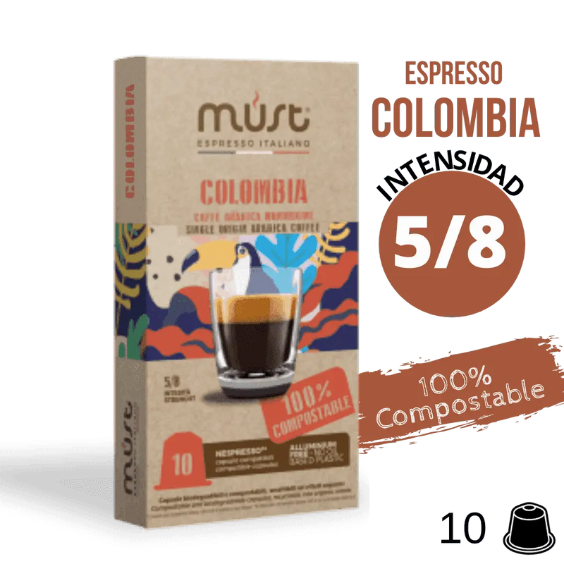 Must Colombia cápsulas Compostables Nespresso®